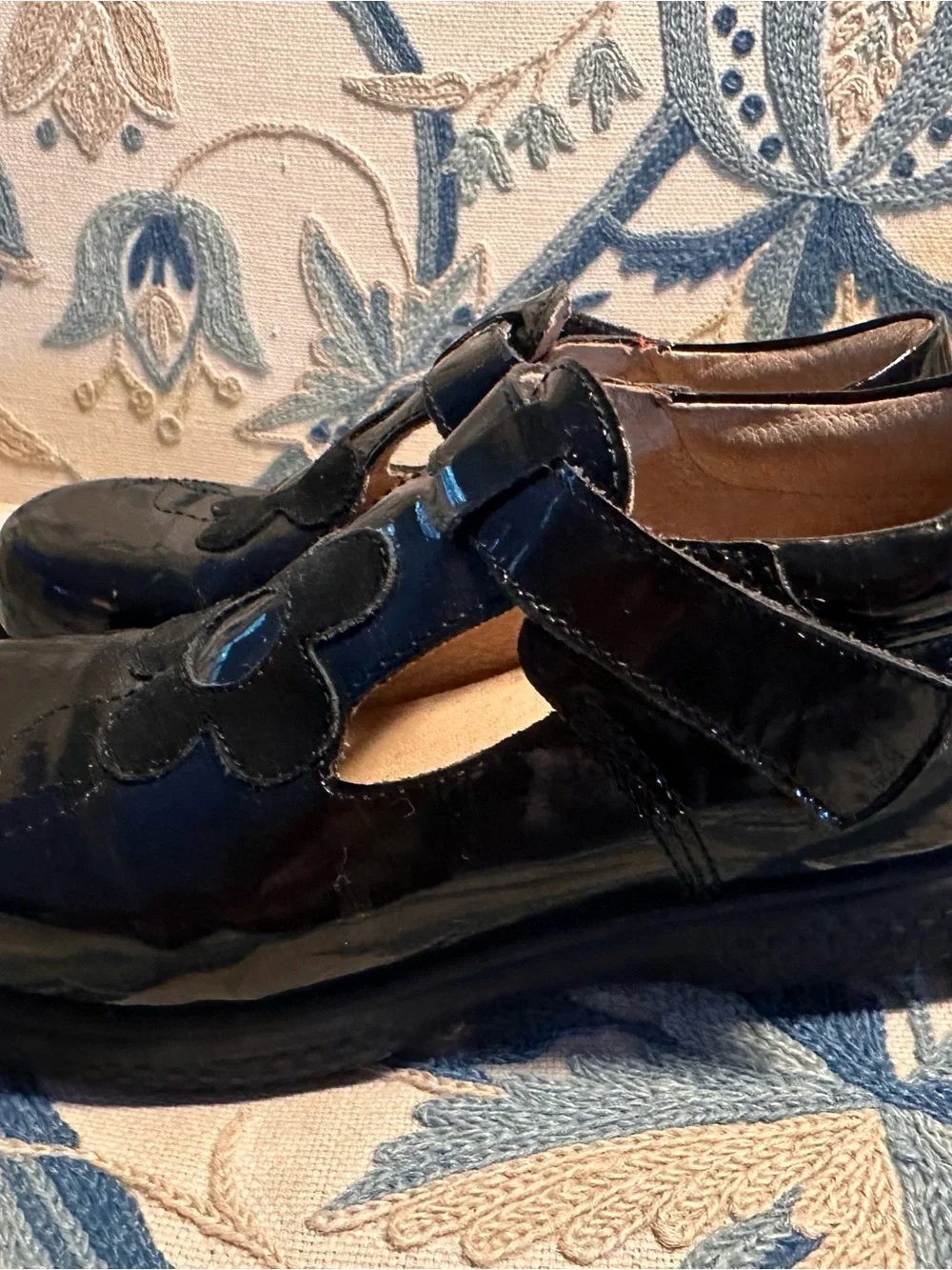 Elefanten Girls Floral MaryJanes. Size 30